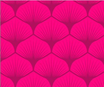 Poplin Leaf Cerise
